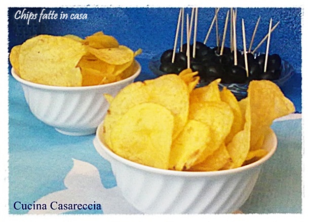 Chips fatte in casa ricetta finger food