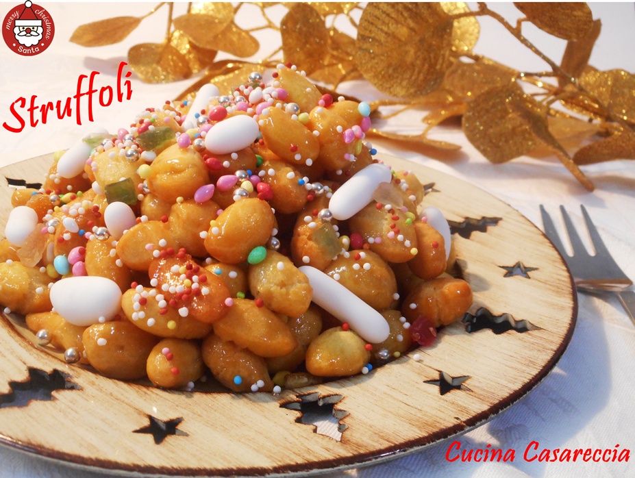 Struffoli Di Natale.Struffoli Ricetta Dolci Di Natale Del Blog Cucina Casareccia