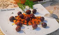 Zucca grigliata con olive