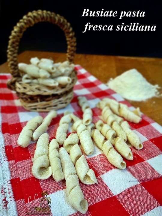 Busiate pasta fresca siciliana