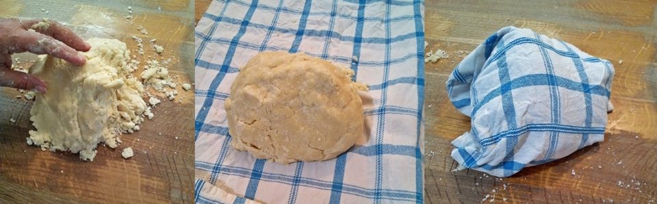 Crostata con crema pasticcera di farina di castagne