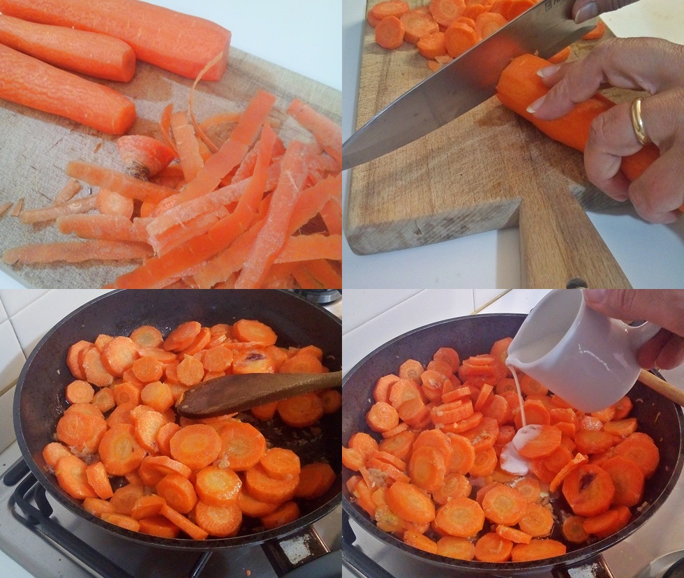 torta salata con carote