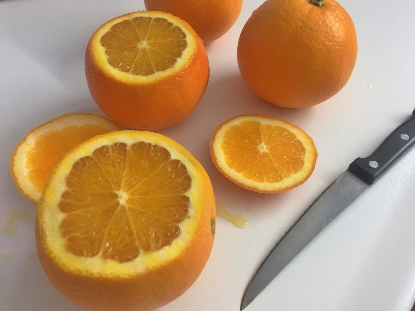 arance ripiene di crema