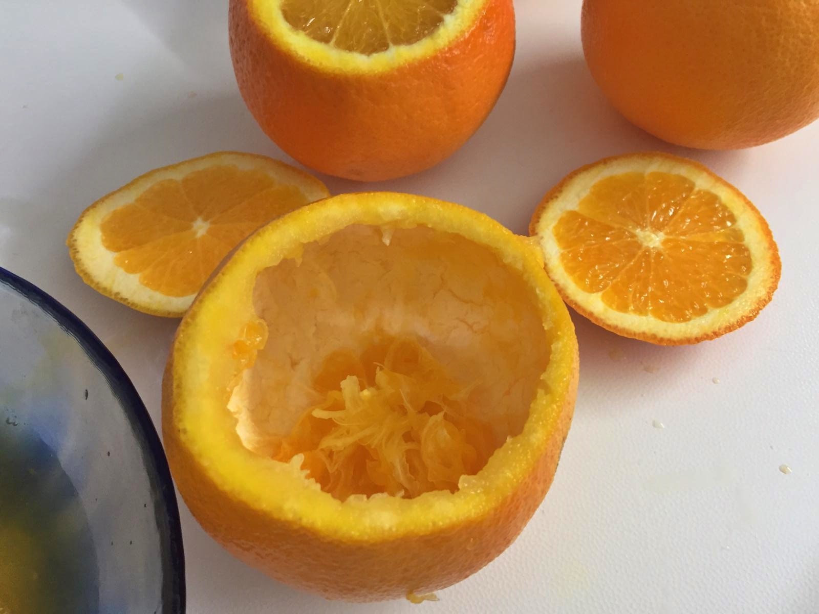 arance ripiene di crema