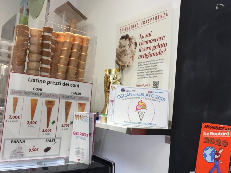 Migliore gelato artigianale a La Spezia da Stella Marina