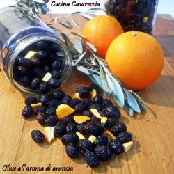 Olive all'aroma di arancia
